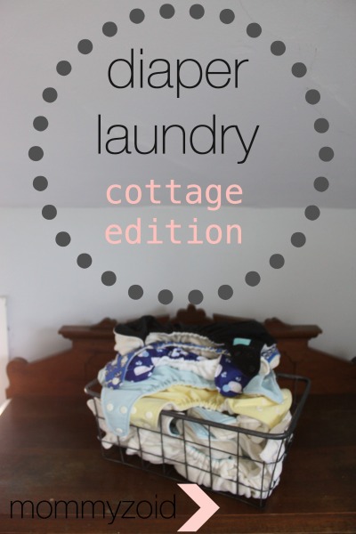 Cloth Diaper Laundry: Cottage Edition via www.mommyzoid.com